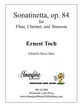 Sonatinetta Op 84 Trio for Flute, Clarinet, and Bassoon cover
